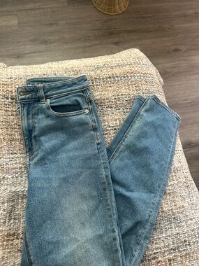 American Eagle Outfitters Light Blue Mom Jeans